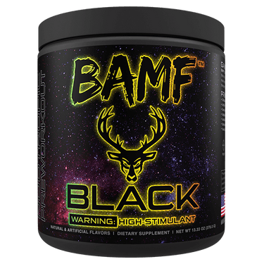 Bucked Up BAMF Black Pre Workout | Builtathletics.com | $52.95 | Pre Workout | nootropic, Pre-Workout